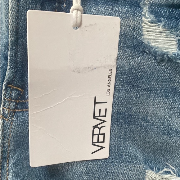 Vervet Los Angeles  Women's Cortney Stretch Mom Shorts Size XS NWT - Picture 2 of 11